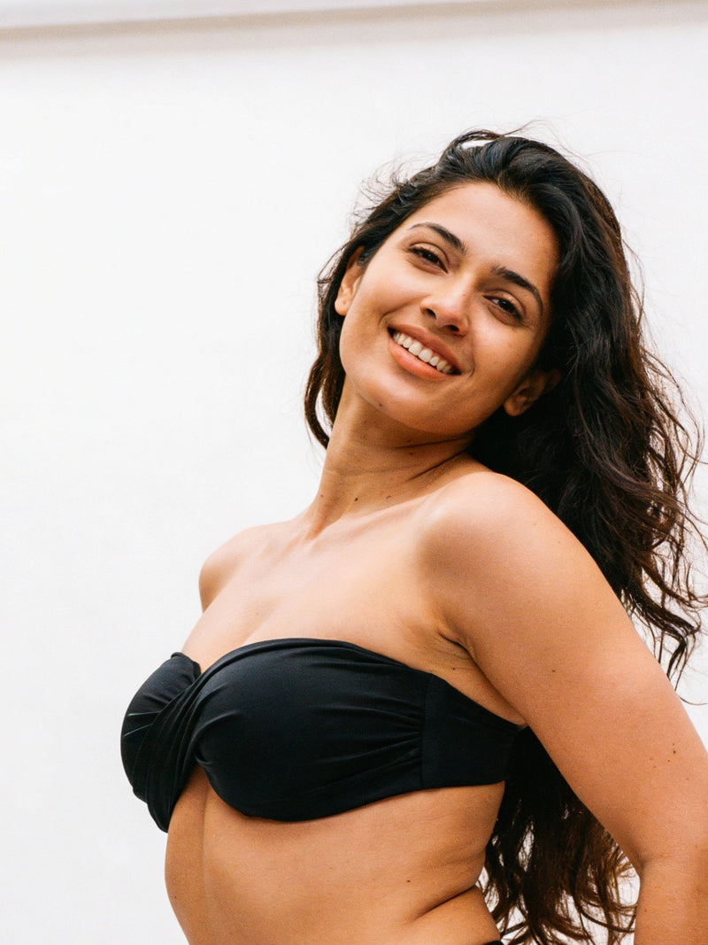 Padded Non Wired 3/4th Coverage Strapless Bra