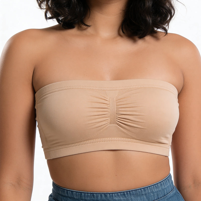 Strapless Twist Front Bandeau Bra
