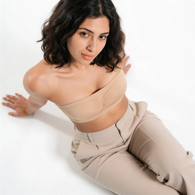 Strapless Twist Front Bandeau Bra