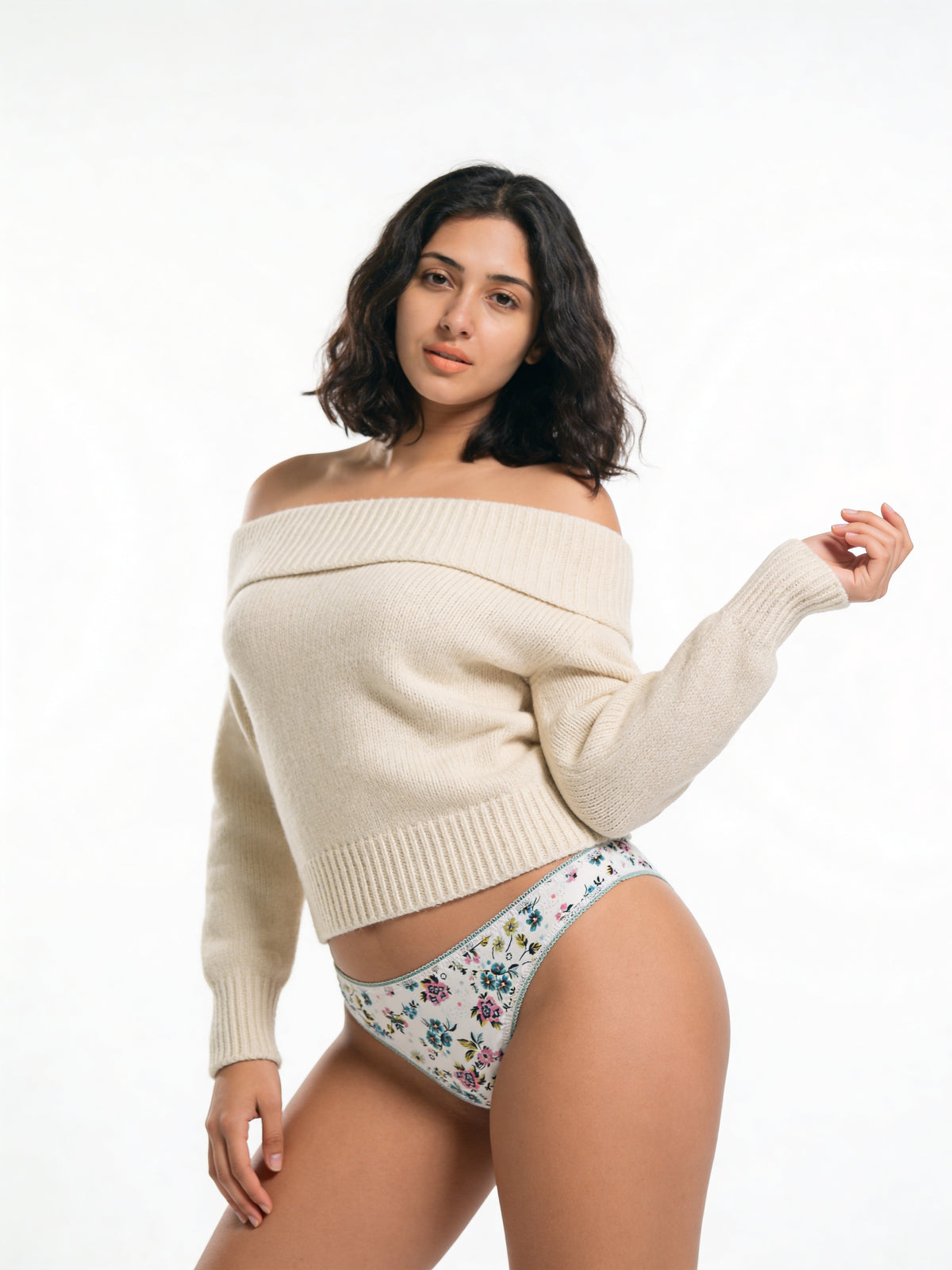 Swallow Flower Special Low Rise Full Coverage Panty - Multicolour