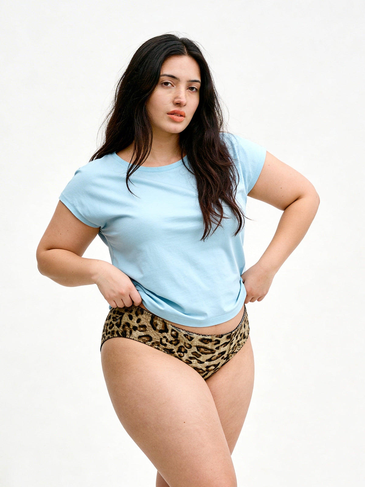 Mid Rise Leopard Print Hipster Panty - Wild Leopard