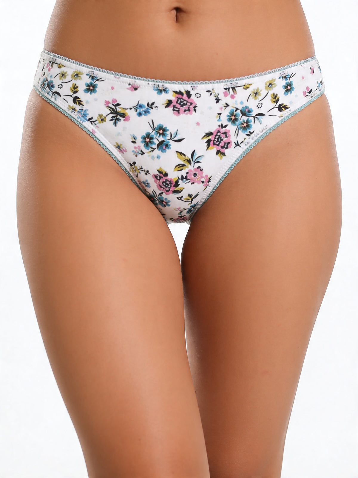 Swallow Flower Special Low Rise Full Coverage Panty - Multicolour