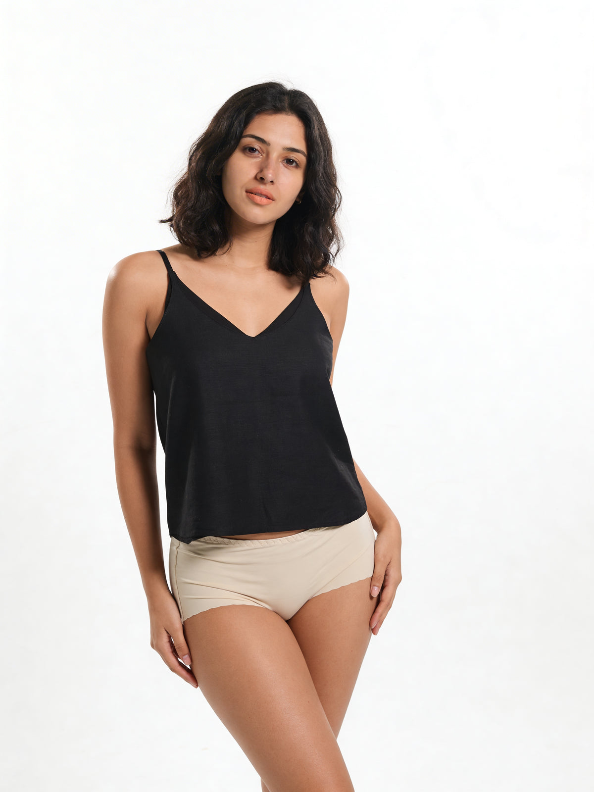 High Rise Scalloped Full Coverage Panty