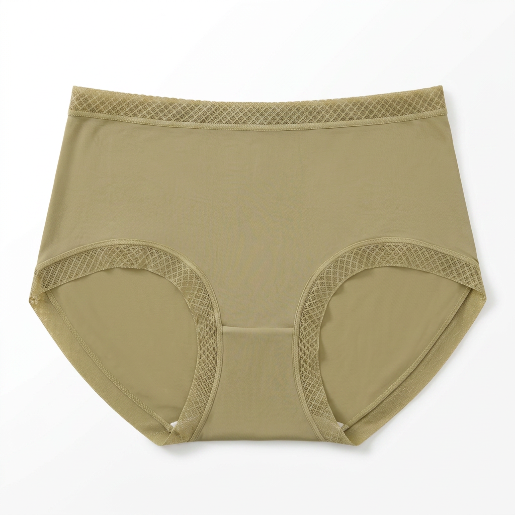 Mid Rise Mesh Panel Hipster Panty