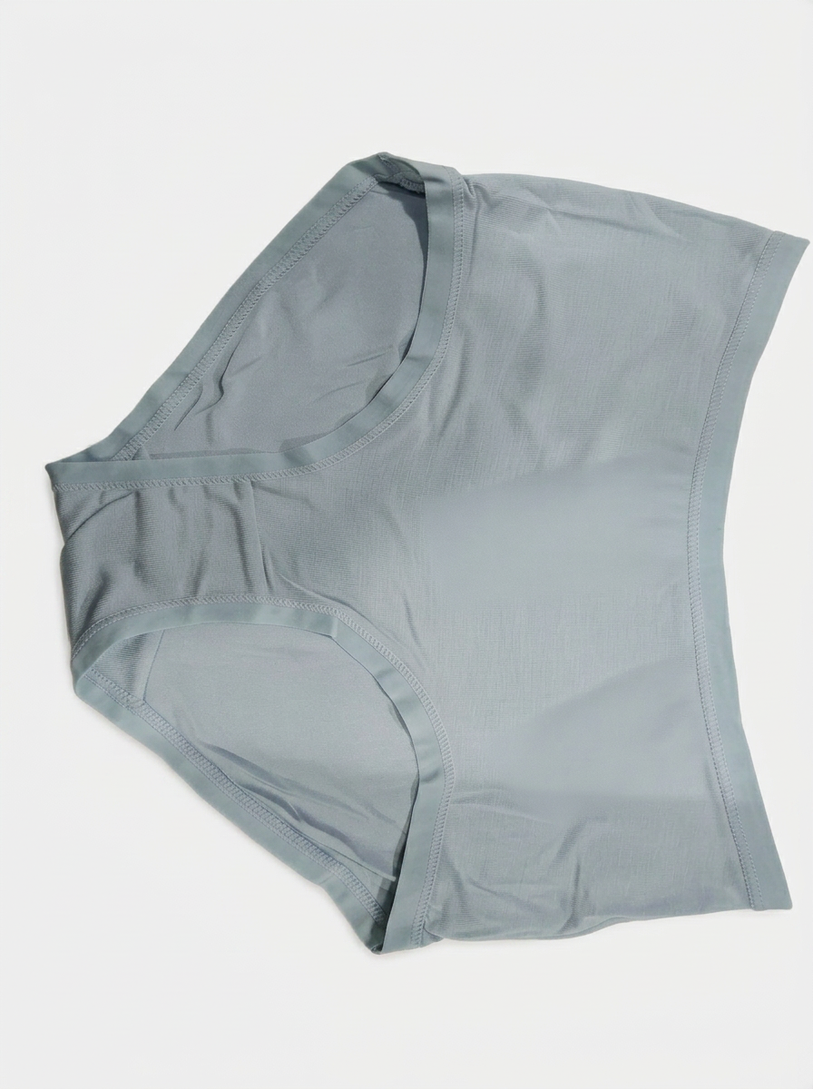 Mid Rise Full Coverage Ribbed Panty