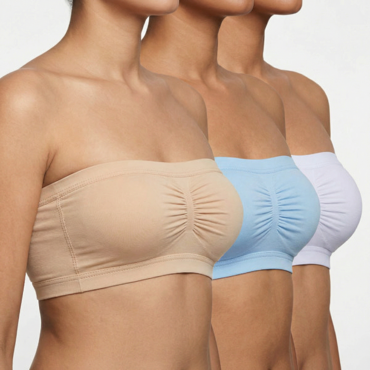Strapless Twist Front Bandeau Bra