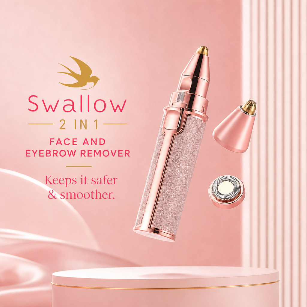 Swallow's 2 in 1 Face and Eyebrow trimmer
