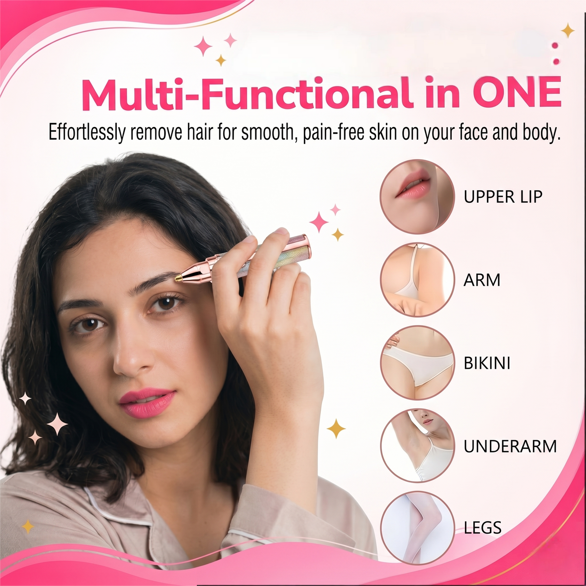 Swallow's 2 in 1 Face and Eyebrow trimmer