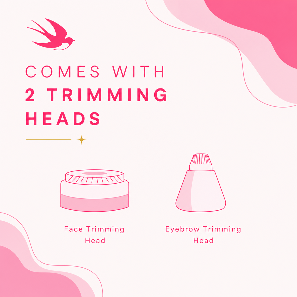 Swallow's 2 in 1 Face and Eyebrow trimmer